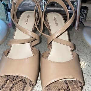 Nine West wedge sandals